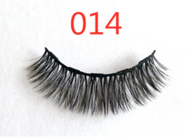 A Pair Of False Eyelashes With Magnets In Fashion (option: 3PC 014 1 pair eyelashes)