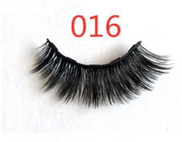 A Pair Of False Eyelashes With Magnets In Fashion (option: 3PC 016 1 pair eyelashes)