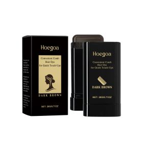 Hoegoa Hair Hair Hair Color Temporary Hair Hair Stick Is A Naturally Gentle And Non-irritating Pigmentation Hairdresser (option: Black brown-3pcs)