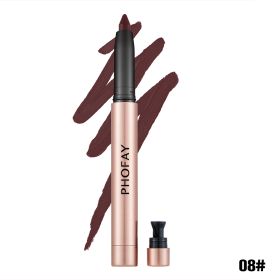 PHOFAY MATTE LIP LINER LIPSTICK PEN (option: 08)