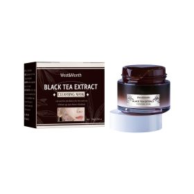 West&Month Black Tea Mask For Deep Cleansing, Refining Pores, Brightening Complexion, And Rejuvenating The Skin, A Type Of Application Mask (option: 1pcs)