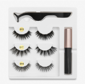 A Pair Of False Eyelashes With Magnets In Fashion (option: 5PC Mixed C)