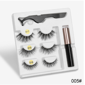 A Pair Of False Eyelashes With Magnets In Fashion (option: 5PC Mixed D)