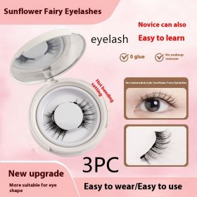 Magnetic Suction False Eyelashes Little Devil Supernatural Magnet Suit (option: UBS013 3PC-Eyelashes)