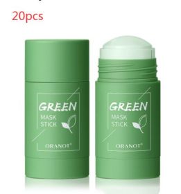 Green Tea Solid Mud Mask Moisturizing Deep (option: Green tea 20pcs)