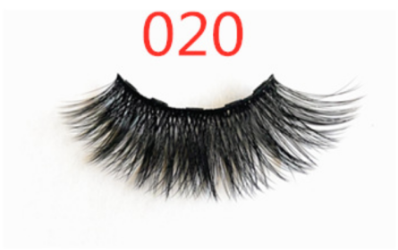 A Pair Of False Eyelashes With Magnets In Fashion (option: 5PC 020 1 pair eyelashes)