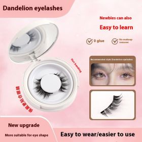 Magnetic Suction False Eyelashes Little Devil Supernatural Magnet Suit (option: UBS063-3pairs of white clips)