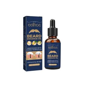 EELHOE Beard Care Oil - Strengthen And Nourish Beard Roots  Moisturizing And Shine-Enhancing Beard Growth Serum For Men Hair Care Hydrating (option: Black 1box)