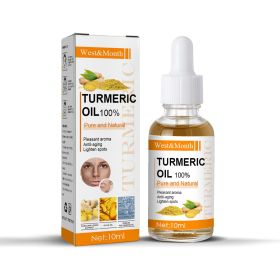 West&Month Turmeric Essential Oil Face Skin Anti-Wrinkle Lift Blemish Reduction Skin Care Moisturizing Oil (Color: 2pcs)