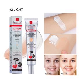 Moisturizing Correcting CC Cream Waterproof Anti-sweat Makeup Before Concealer Lasting Women Makeup Protect Skin Erborian Make (option: 2 Light Color-1PCS)