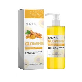 Eelhoe Turmeric Whitening Cleanser Deep Cleansing Face To Remove Makeup Refreshing And Non-Tight Turmeric Cleanser (option: 1pc)